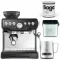 Espresso černé SAGE BES875BKS + Odklepávač BES100 + Konvička BES003 + Káva Reserva