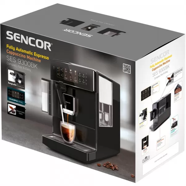 Automatické Espresso SENCOR SES 9300BK
