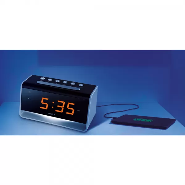 SDC 4400 W HODINY S BUDÍKEM +LED SENCOR