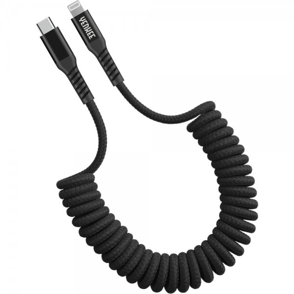 YCU 503 BK USB C/Lightning kabel YENKE