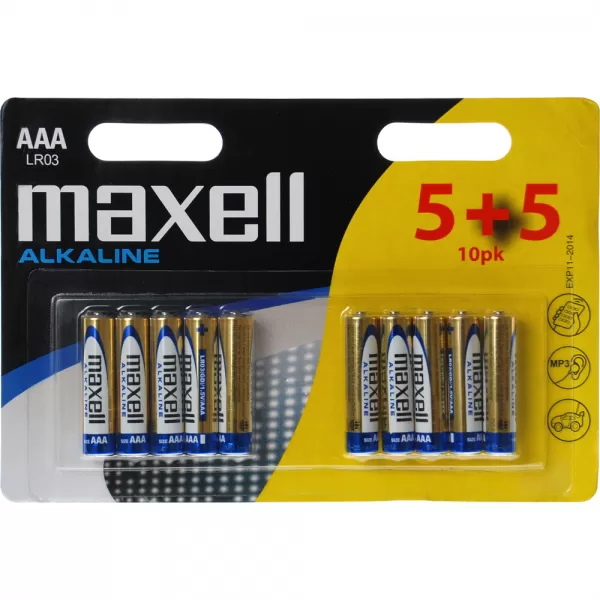 LR03 10BP AA Alk MAXELL