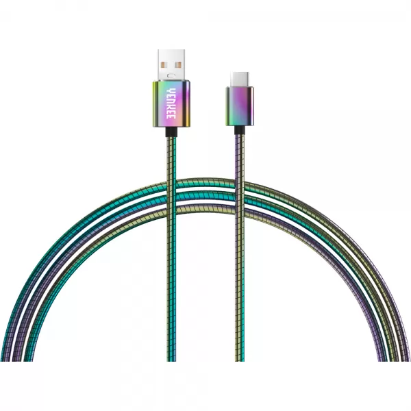 YCU 351 Ocelový USB C kabel / 1m YENKEE