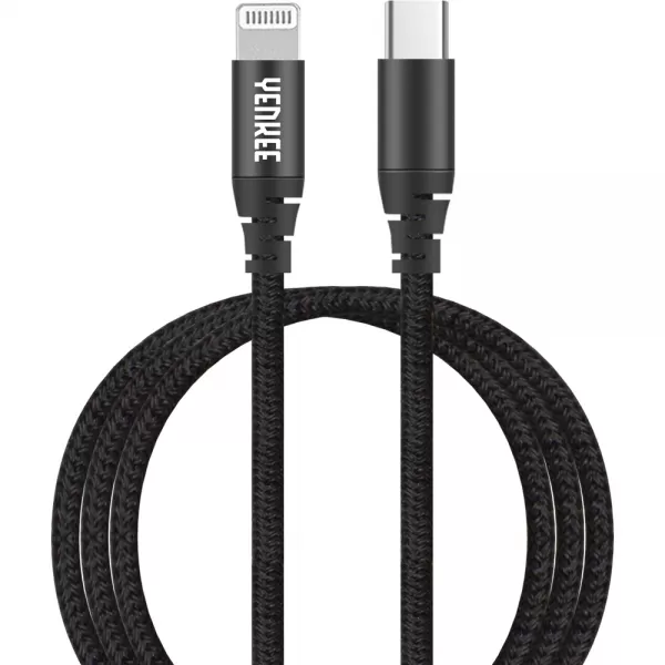 YCU 631 BK USB C / lightning 1m YENKEE