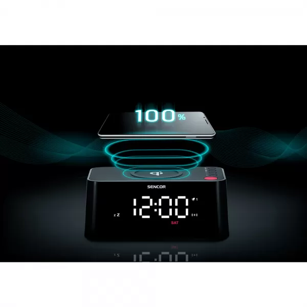 HODINY S NABÍJEČKOU SENCOR SDC 7600 Qi