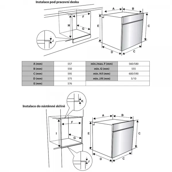 Multifunkční horkovzdušná trouba POP 7880 TBX PHILCO