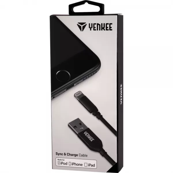 YCU 612 BK USB / lightning 2m YENKEE
