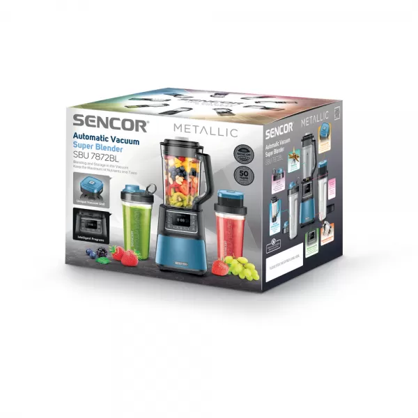 Vakuový mixér SENCOR SBU 7872BL + Váha Sencor SKS 5020