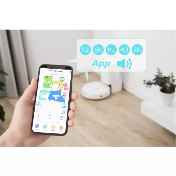 Robotický vysavač SENCOR SRV 9385WH