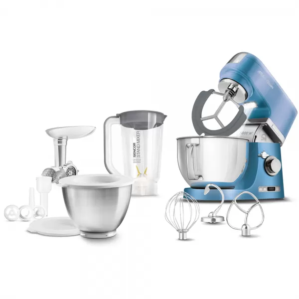 Kuchyňský robot SENCOR STM 7872BL + Váha Sencor SKS 6501WH