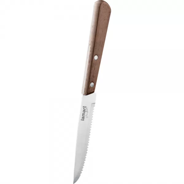 LT2062 STEAKOVÝ PŘÍBOR 8KS WALNUT LAMART