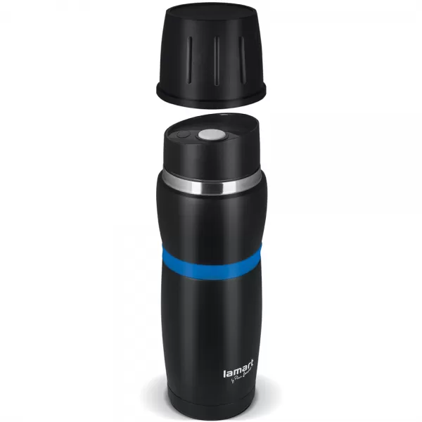 TERMOSKA 480ml ČERNÁ/MOD CUP LAMART LT4053