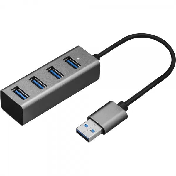 YHB 4300 Kovový Hub 4xUSB 3.0 YENKEE