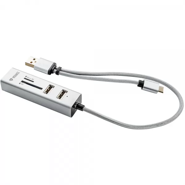 YHC 103SR USB C OTG HUB + čtečka YENKEE