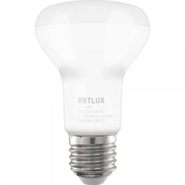 RLL 465 R63 E27 Spot 8W WW RETLUX