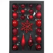 Sada ozdob 25ks ČERVENÉ RETLUX RXL 386