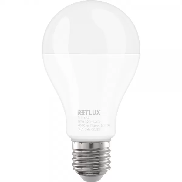 RLL 462 A67 E27 bulb 20W WW RETLUX