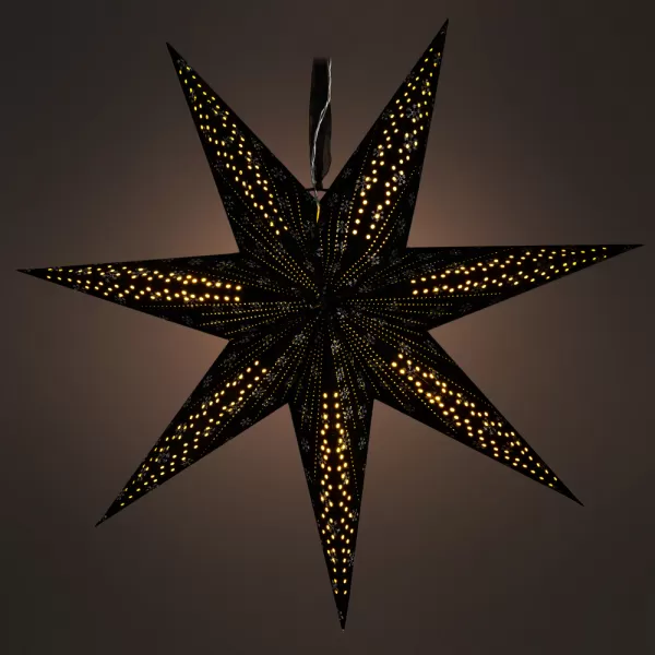 Vánoční hvězda černá RETLUX RXL 342