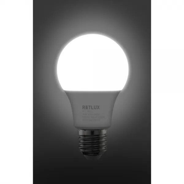 RLL 450 A60 E27 zar. 3DIMM 10W CW RETLUX
