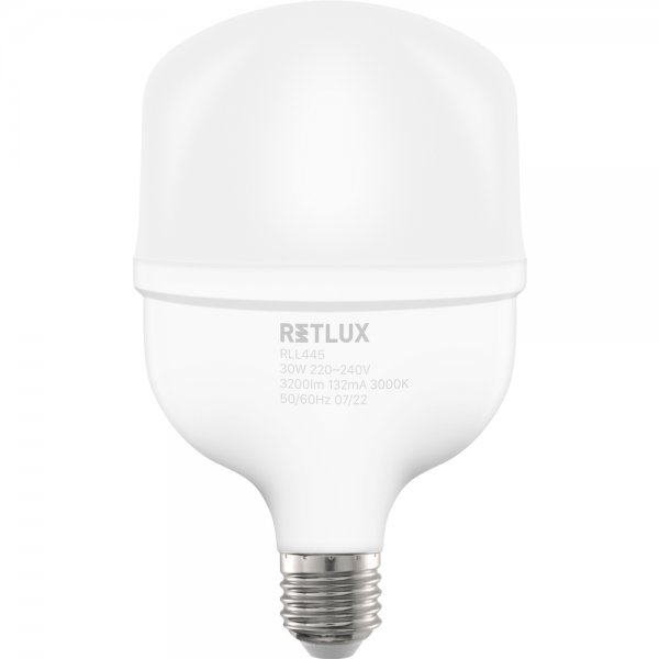 RLL 445 E27 bulb 30W WW RETLUX