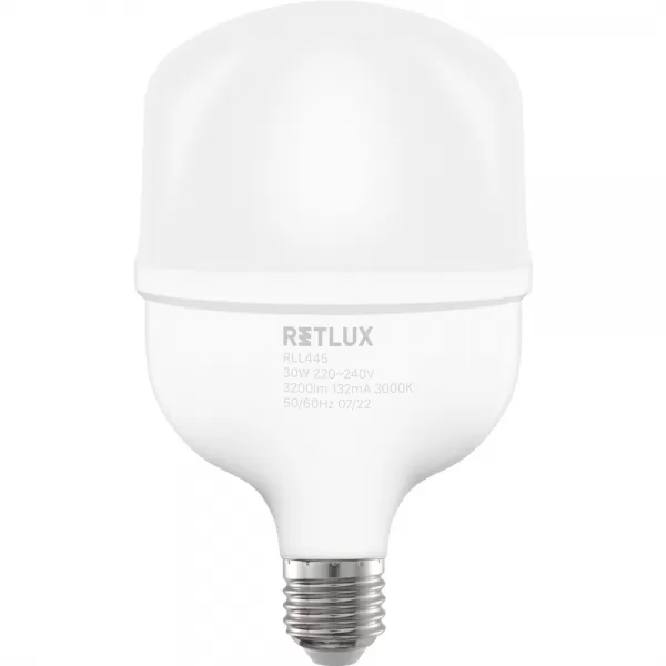 RLL 445 E27 bulb 30W WW RETLUX