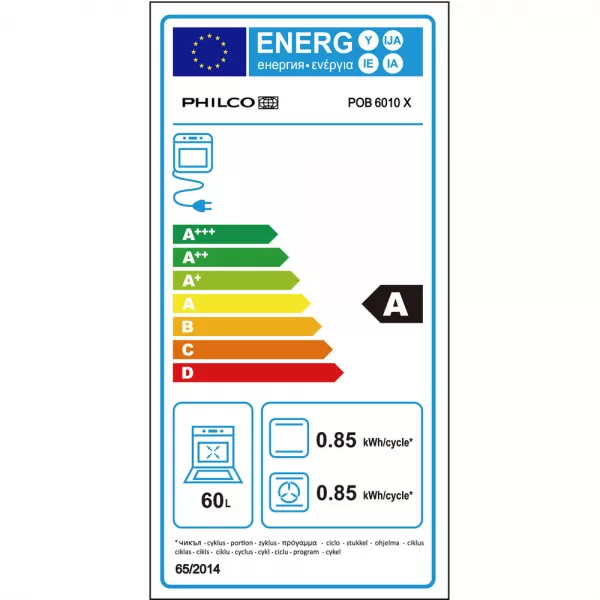 Vestavná trouba PHILCO POB 6010 X