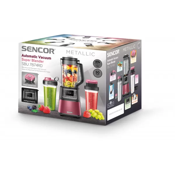 Vakuový mixér SENCOR SBU 7874RD + Váha Sencor SKS 5020