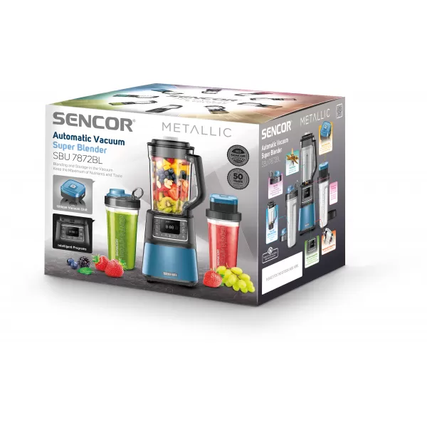 Vakuový mixér SENCOR SBU 7872BL + Váha Sencor SKS 5020