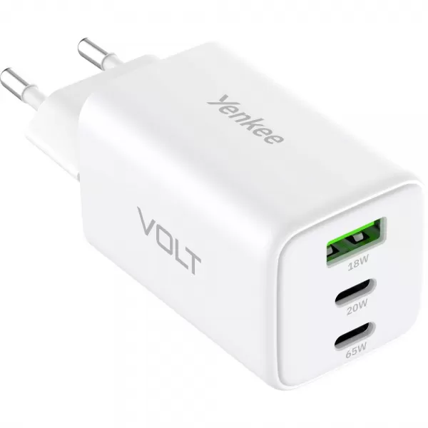 YAC G65 VOLT Nabíječka 65W/ 3xUSB YENKEE