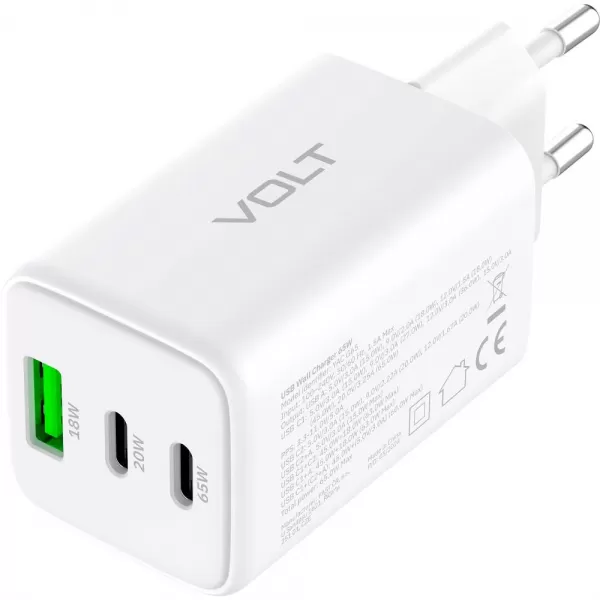 YAC G65 VOLT Nabíječka 65W/ 3xUSB YENKEE