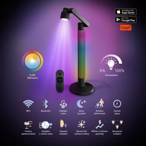 Wi-Fi smart stolní lampa RSH 108 RETLUX