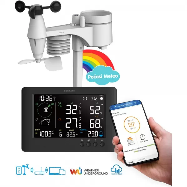 WIFI METEOSTANICE PRO. SENCOR SWS 10500