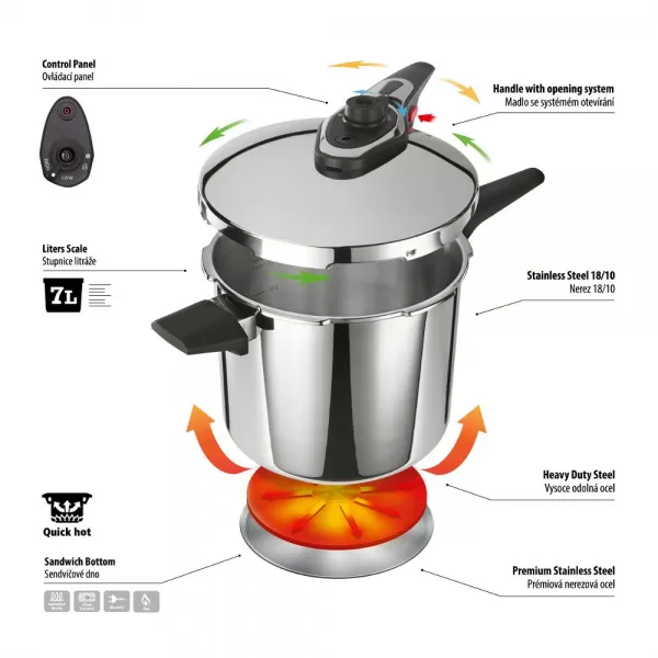 TLAKOVÝ HRNEC 7L LAMART VAPE LT1312