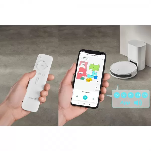 Robotický vysavač SENCOR SRV 7485WH
