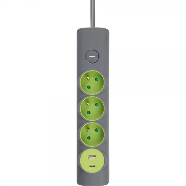 RPC 73 prodlužovací přívod 1,4m/3 3×1,5mm USB RETLUX