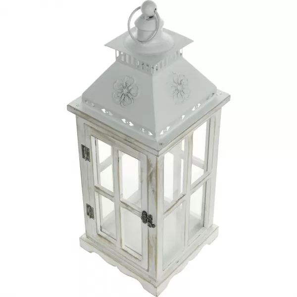 RXL 500 Dřevěná lucerna bílá RETLUX