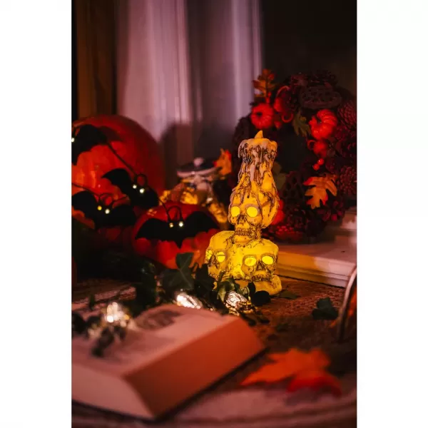 Svíčka lebky 2 LED WW RETLUX RHW 011