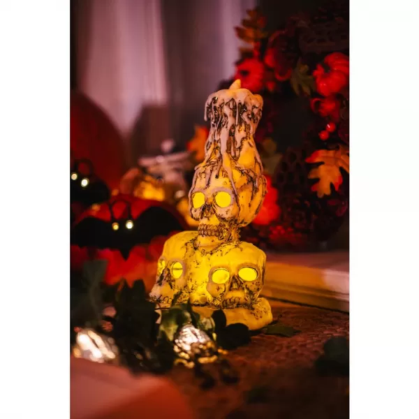 Svíčka lebky 2 LED WW RETLUX RHW 011