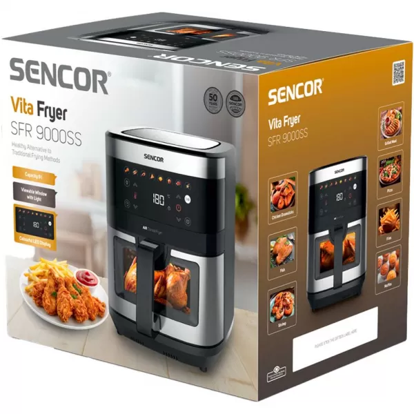Horkovzdušná fritéza SENCOR SFR 9000SS