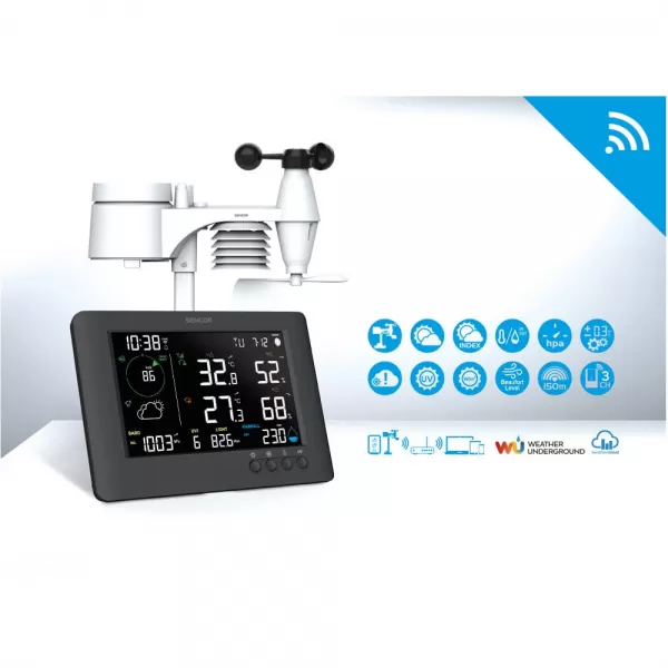 WIFI METEOSTANICE PRO. SENCOR SWS 10500