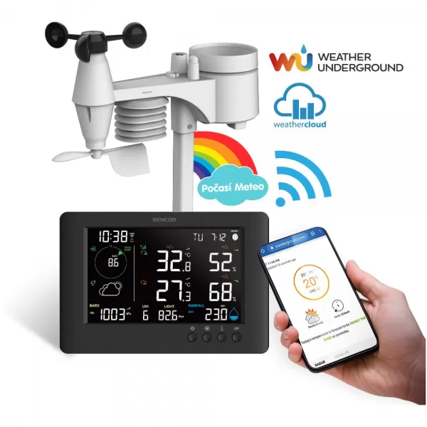 WIFI METEOSTANICE PRO. SENCOR SWS 10500