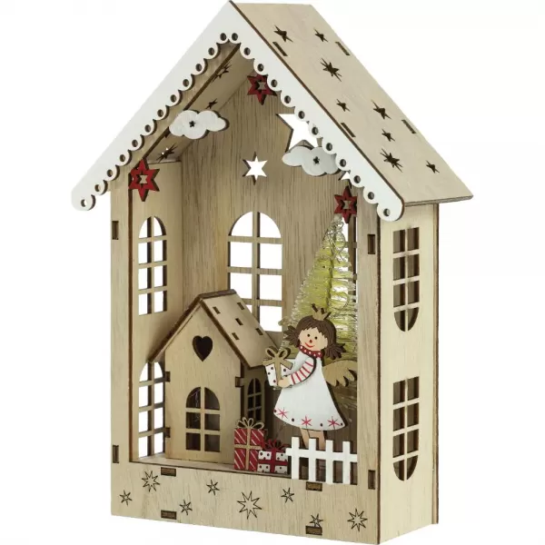 RXL 503 Domek s andělem 6 LED WW RETLUX