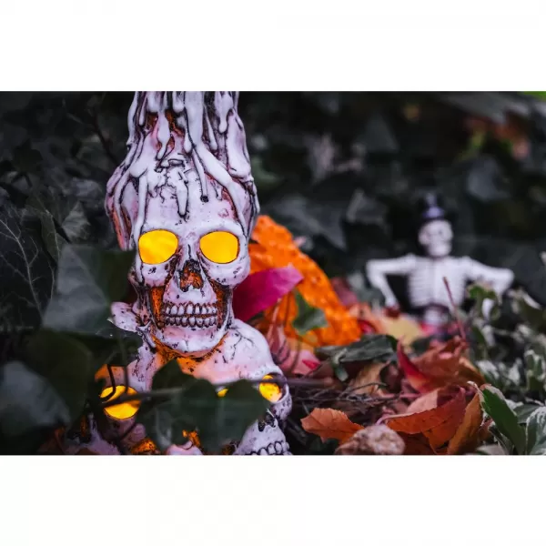 Svíčka lebky 2 LED WW RETLUX RHW 011