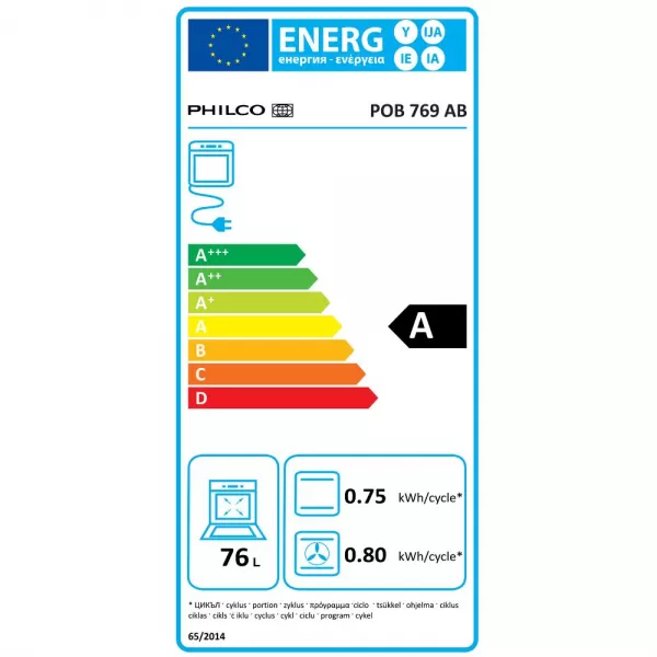 POB 769 AB VESTAVNÁ TROUBA PHILCO
