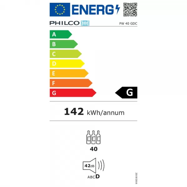 Dvouzónová vinotéka PHILCO PW 40 GDC