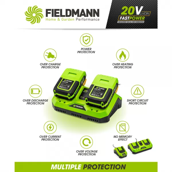 Rychlonabíječka FIELDMANN FDUZ 79110 2x20V