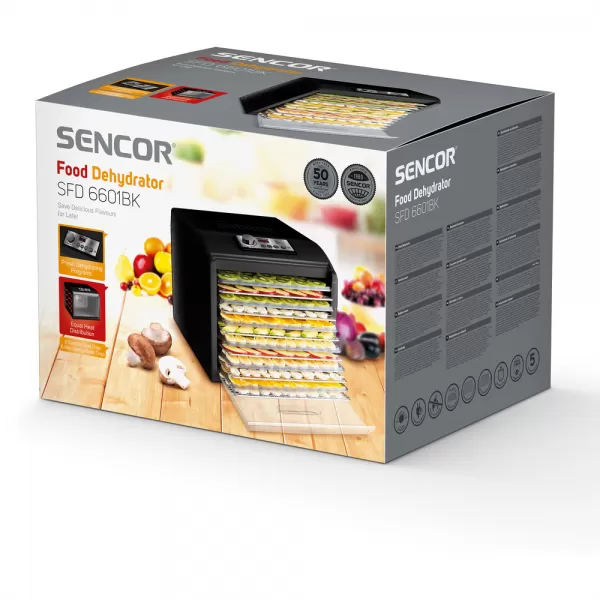 Sušička ovoce SENCOR SFD 6601BK