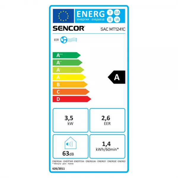 SAC MT1241C klimatizace mobilní SENCOR