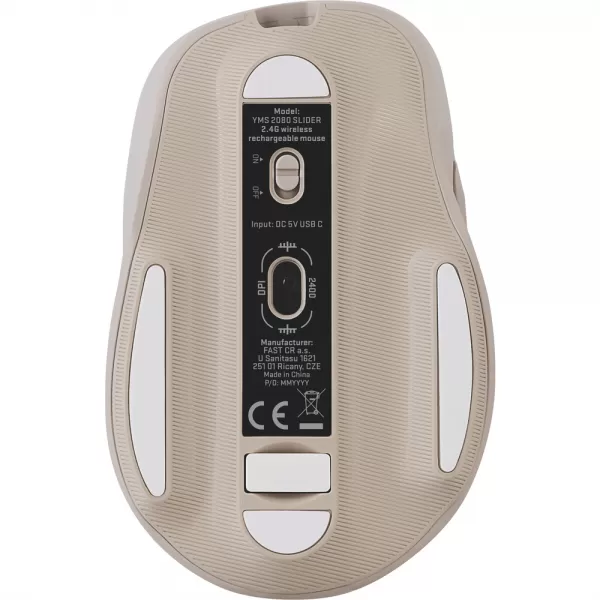 YMS 2080BG Myš WL dobíjecí SLIDER YENKEE