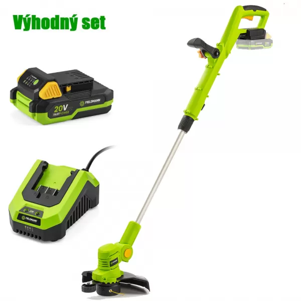 Aku strunová sekačka Fieldmann FZS 70101 20V + Akumulátor 2Ah + Nabíječka