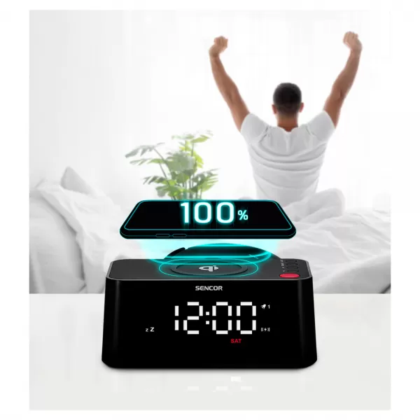 HODINY S NABÍJEČKOU SENCOR SDC 7600 Qi